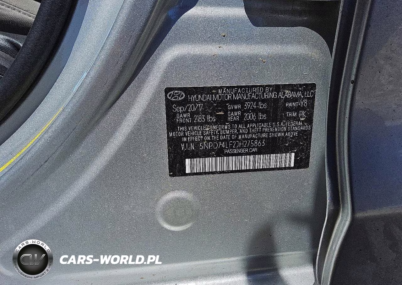 2018 Hyundai Elantra Se VIN:5NPD74LF2JH275863 - 12
