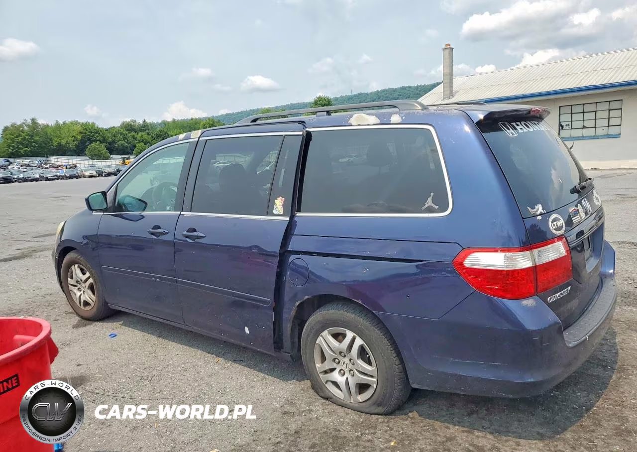 2007 Honda Odyssey Exl VIN:5FNRL387X7B034685 - 2
