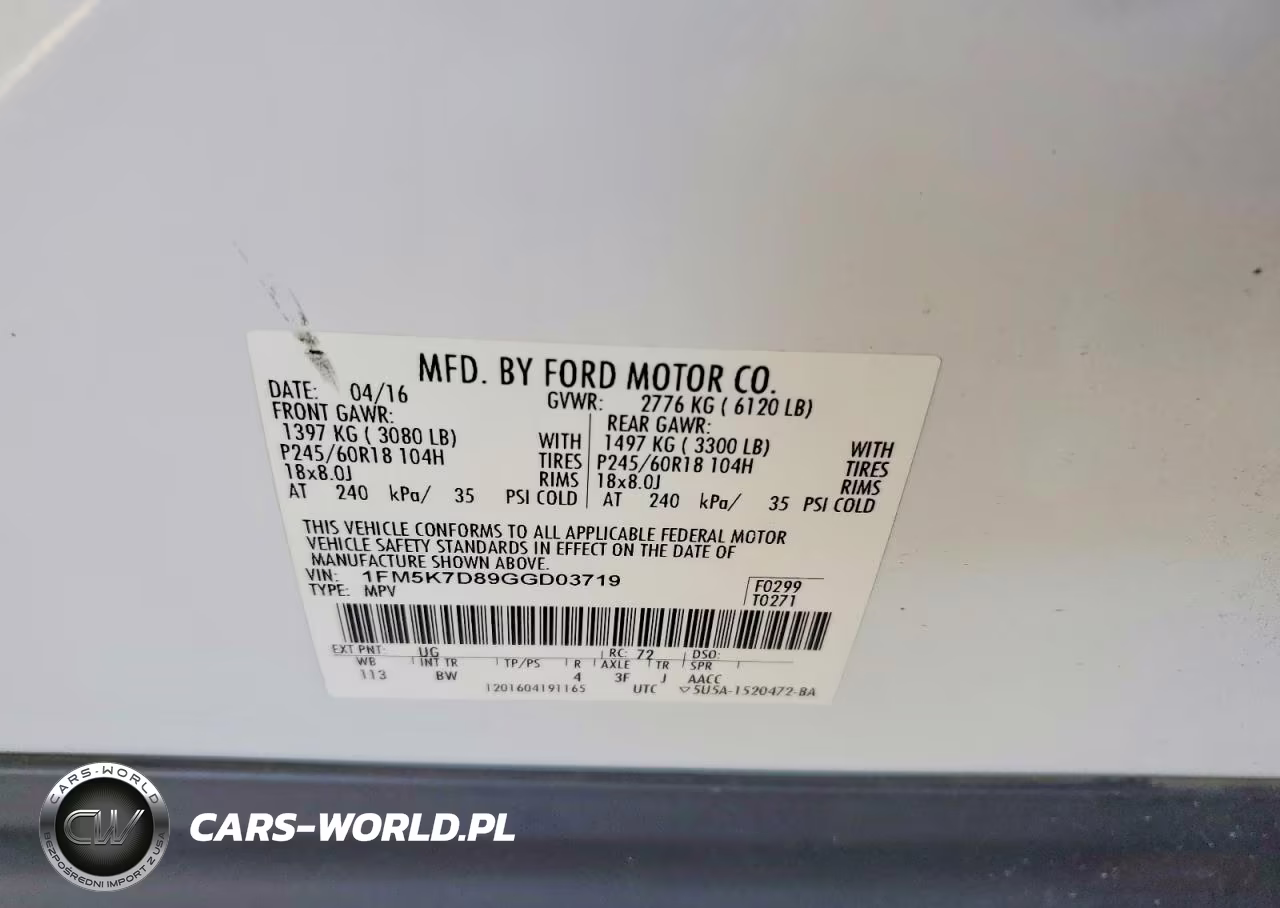 2016 Ford Explorer Xlt VIN:1FM5K7D89GGD03719 - 13