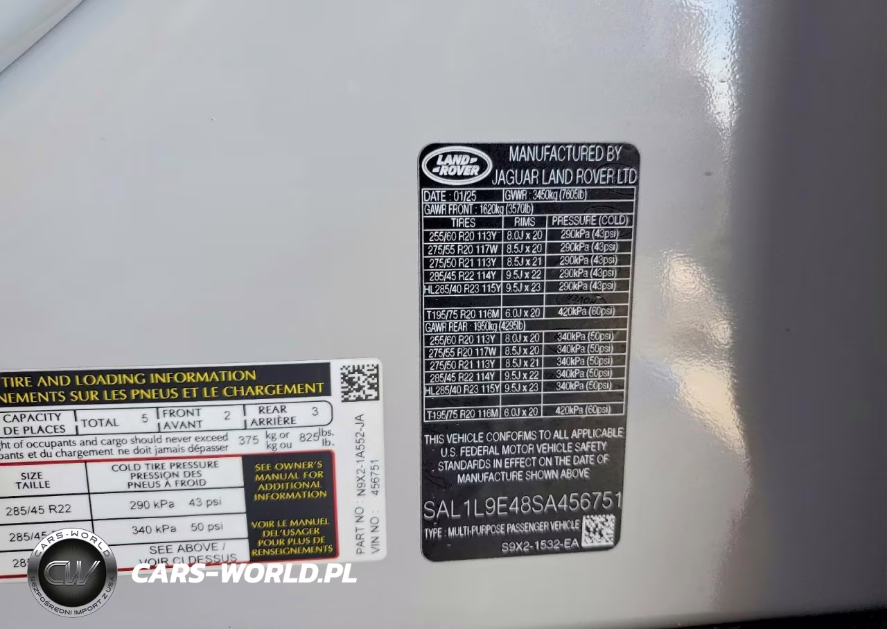 2025 Land Rover Range Rover Sport Dynamic Se VIN:SAL1L9E48SA456751 - 14