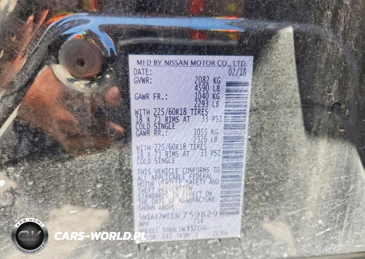 2018 Nissan Rogue Sl VIN:5N1AT2MT3JC759829 - 14