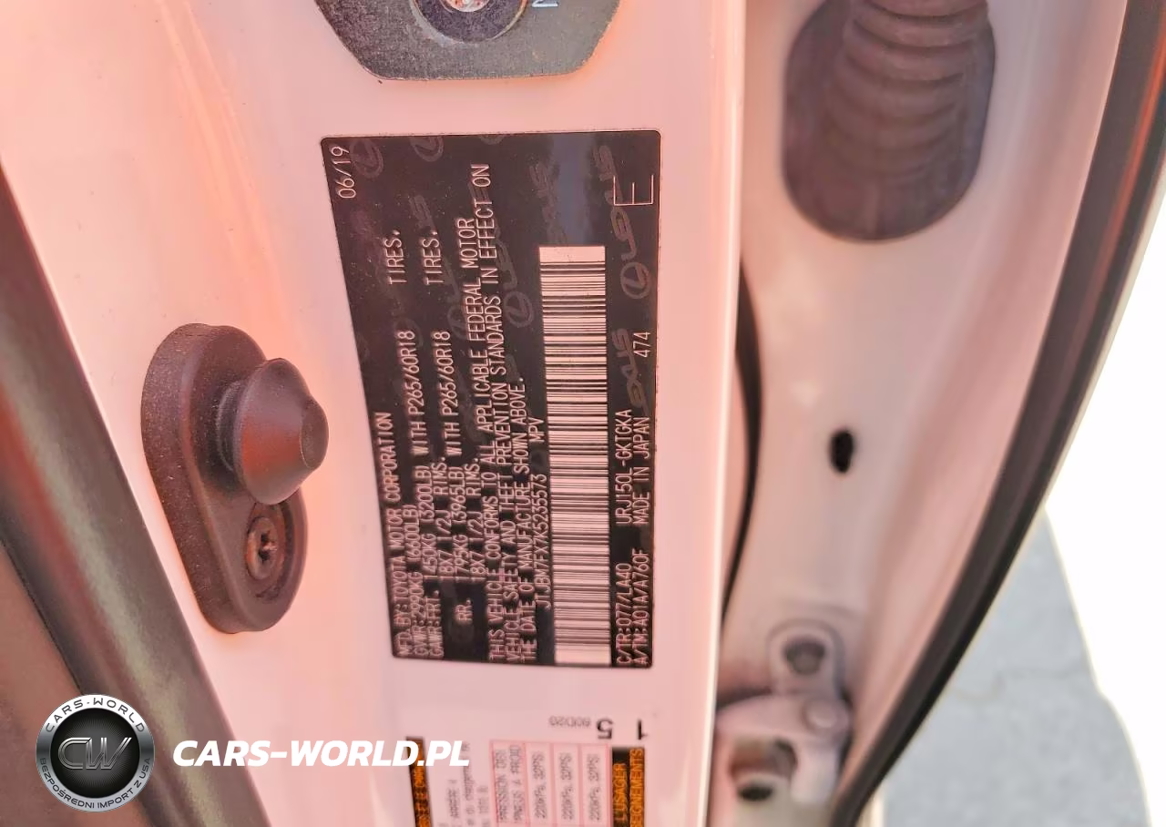 2019 Lexus Gx 460 VIN:JTJBM7FX7K5235573 - 13