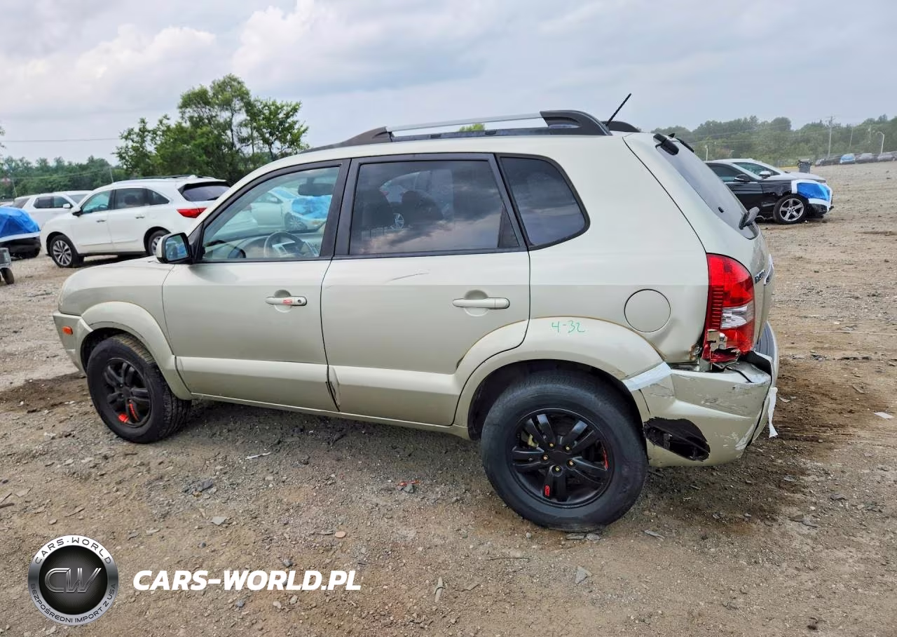 2007 Hyundai Tucson Se VIN:KM8JN12D37U493361 - 2