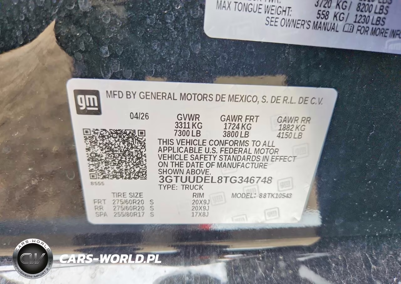 2026 GMC Sierra K1500 Slt VIN:3GTUUDEL8TG346748 - 12
