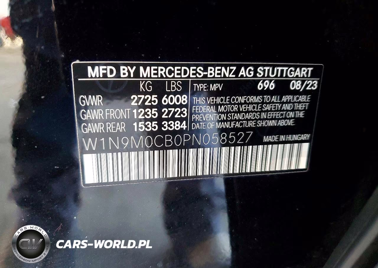 2023 Mercedes-Benz Eqb 250+ VIN:W1N9M0CB0PN058527 - 12