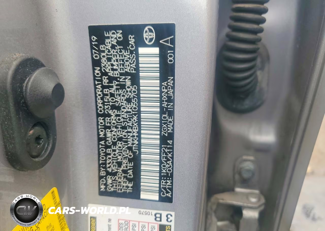 2019 Toyota C-Hr Xle VIN:JTNKHMBX9K1055705 - 13