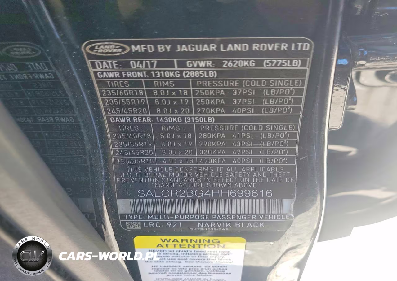 2017 Land Rover Discovery Sport Hse VIN:SALCR2BG4HH699616 - 12