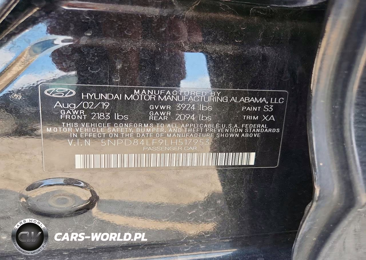 2020 Hyundai Elantra Limited VIN:5NPD84LF9LH517953 - 12