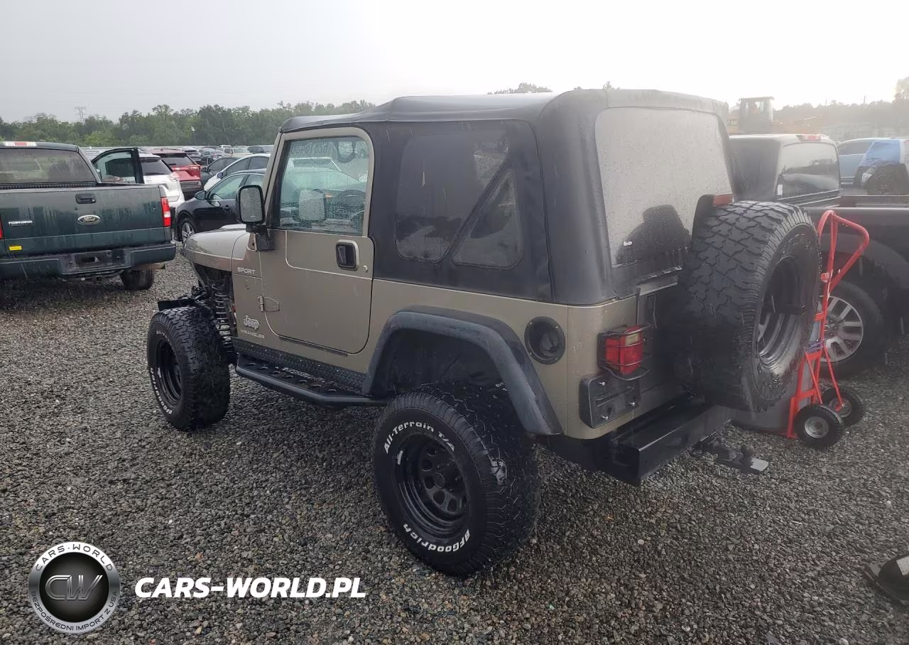 2003 Jeep Wrangler - Tj Sport VIN:1J4FA49S63P361743 - 2