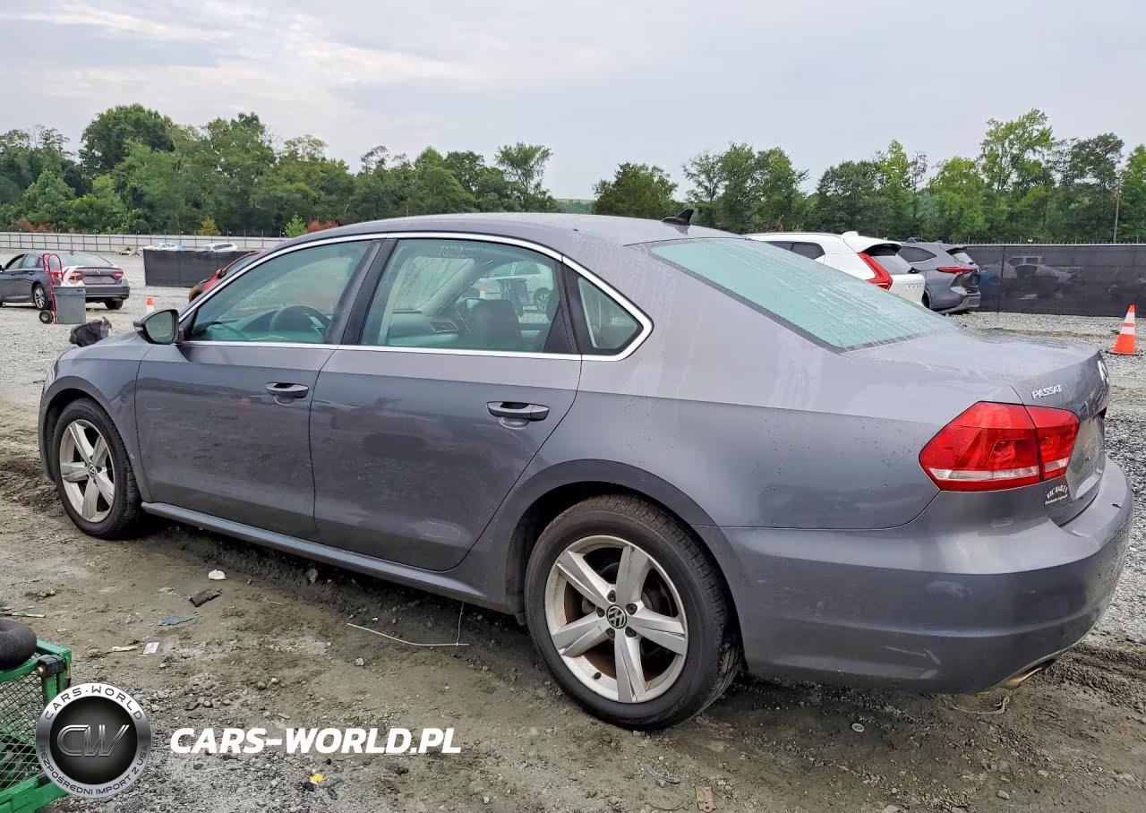 2012 Volkswagen Passat Se VIN:1VWBP7A32CC062117 - 2