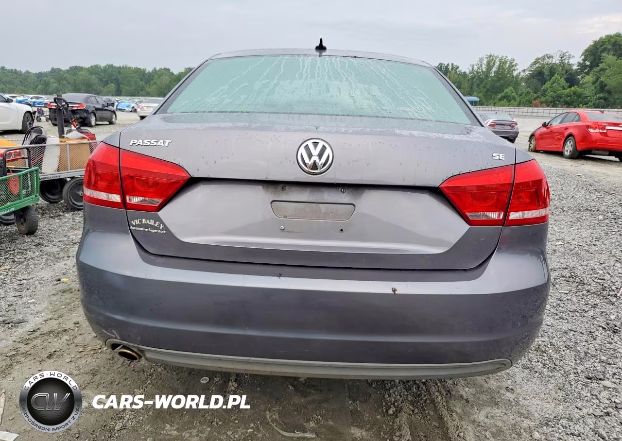 2012 Volkswagen Passat Se VIN:1VWBP7A32CC062117 - 6