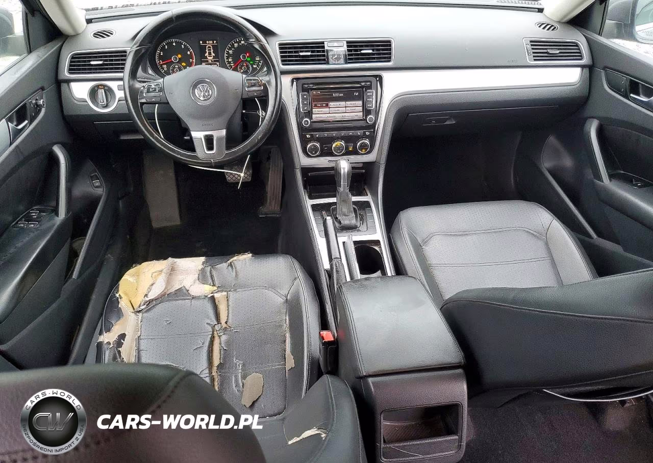 2012 Volkswagen Passat Se VIN:1VWBP7A32CC062117 - 8