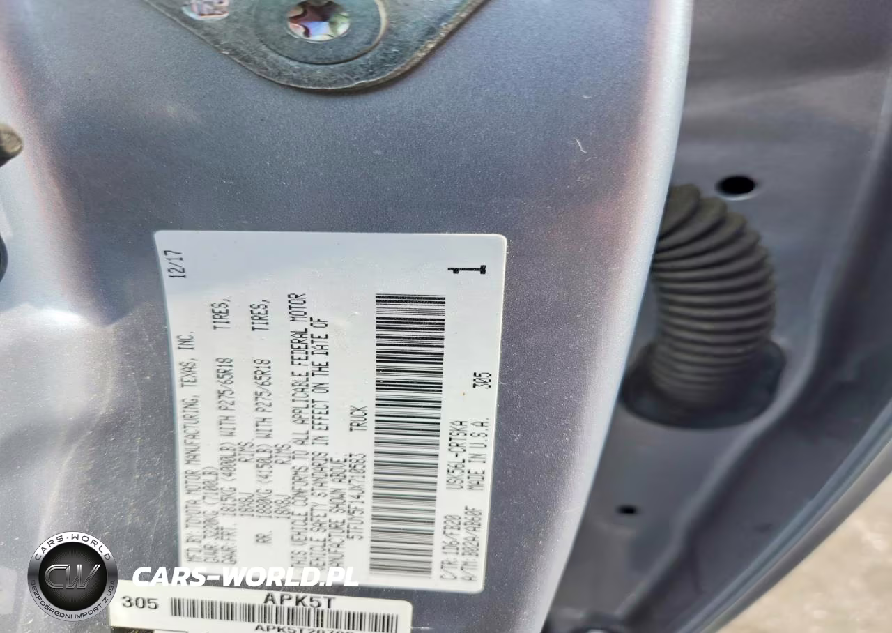 2018 Toyota Tundra Sr5 VIN:5TFUY5F14JX710583 - 12