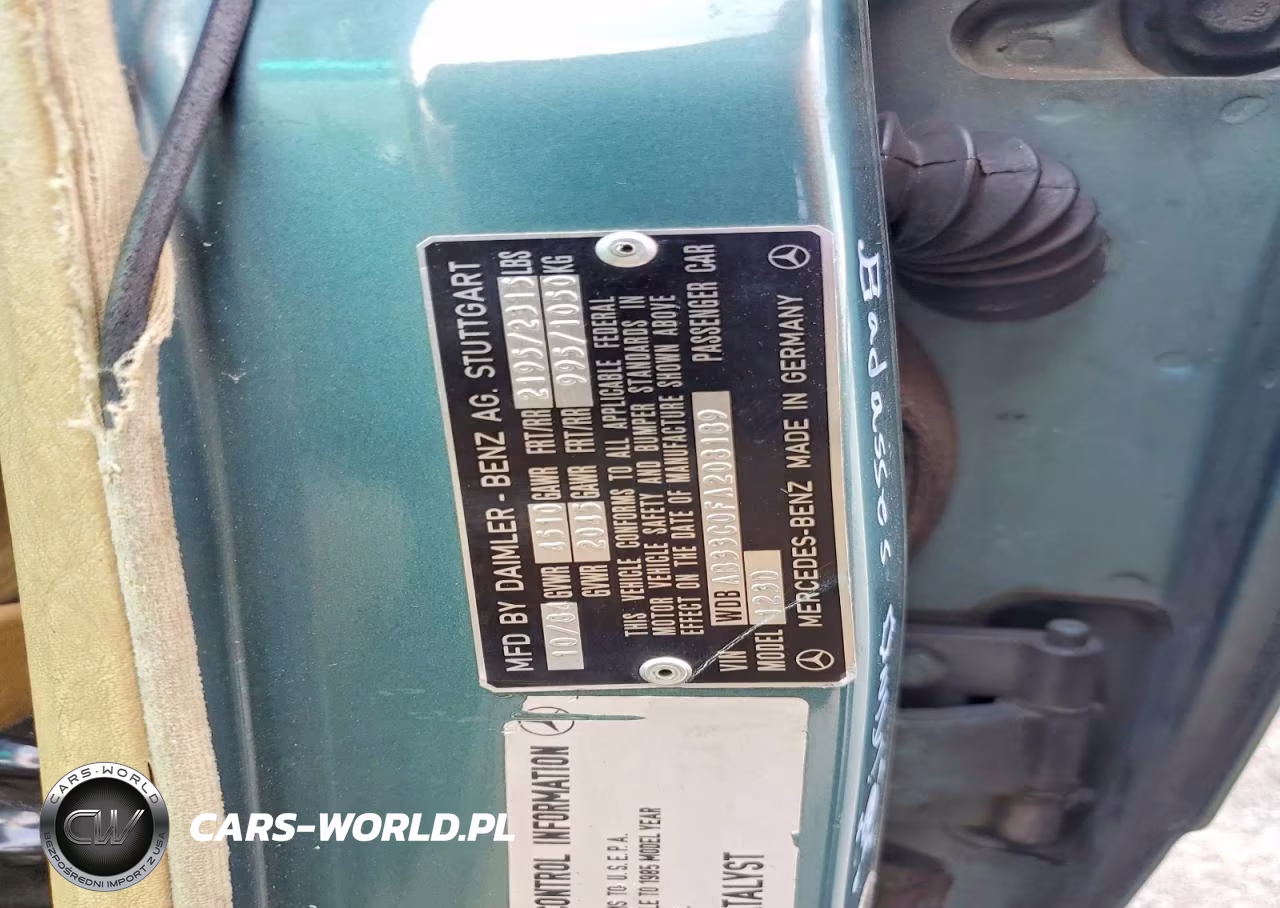 1985 Mercedes-Benz 300 Dt VIN:WDBAB33C0FA208189 - 12