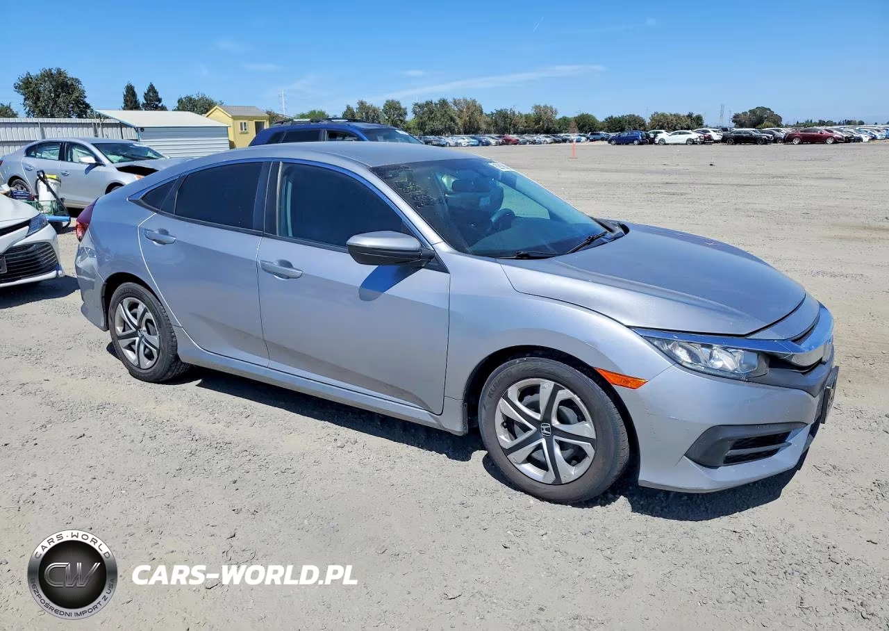 2017 Honda Civic Lx VIN:19XFC2F56HE015525 - 4