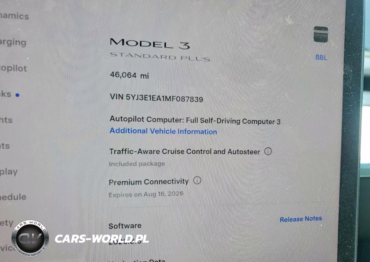 2021 Tesla Model 3 VIN:5YJ3E1EA1MF087839 - 9