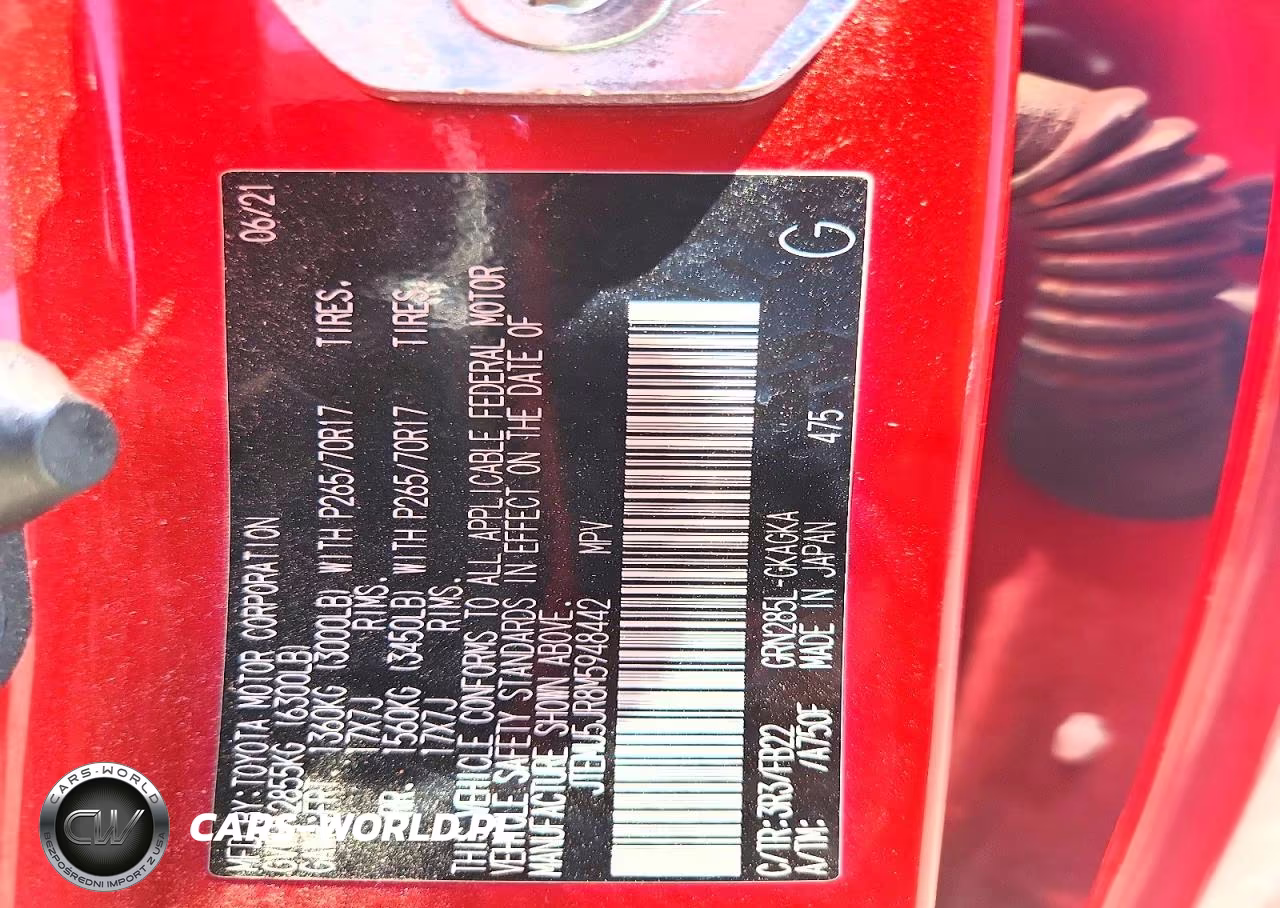 2021 Toyota 4Runner Sr5 VIN:JTEMU5JR8M5948442 - 13
