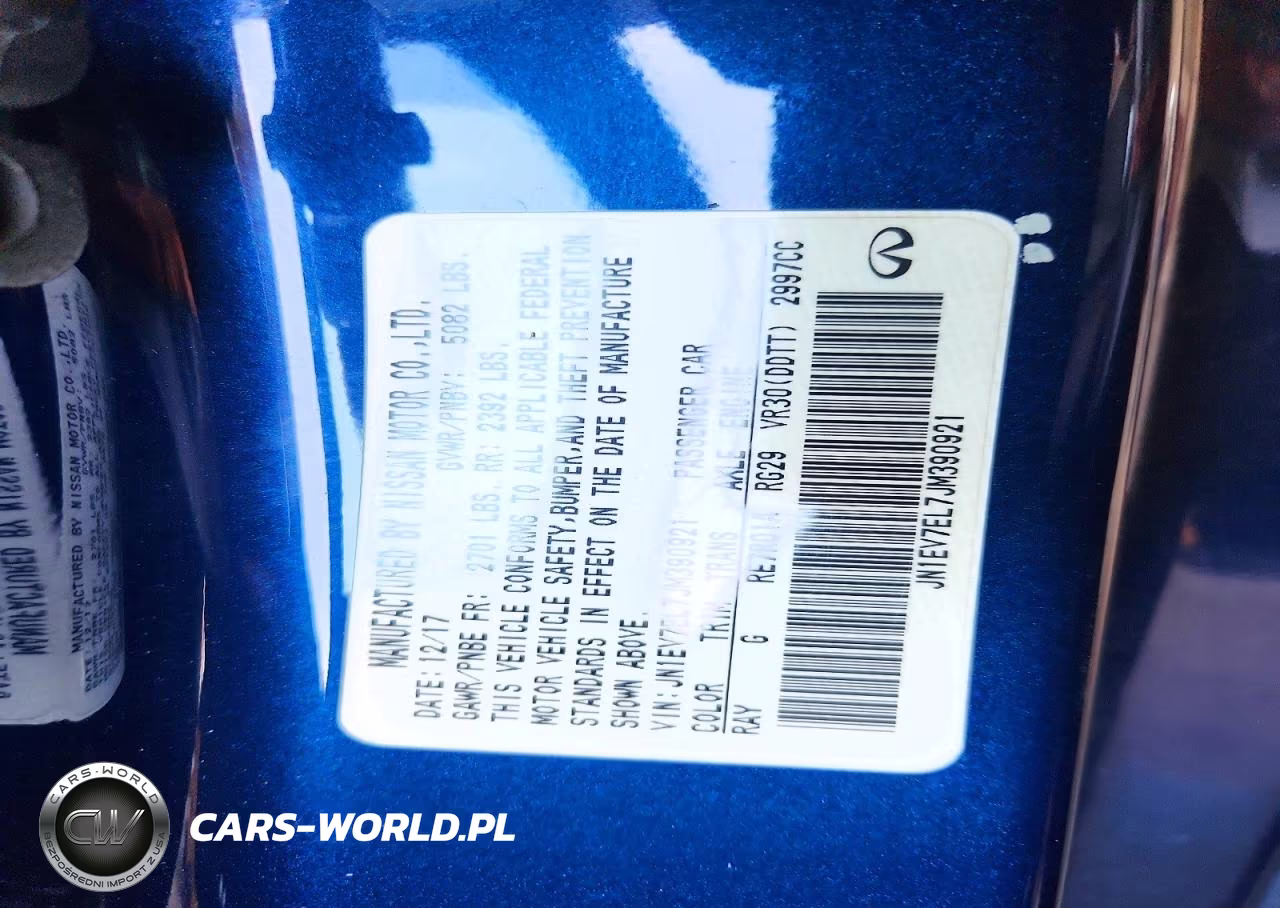 2018 Infiniti Q60 3.0T Luxe VIN:JN1EV7EL7JM390921 - 12