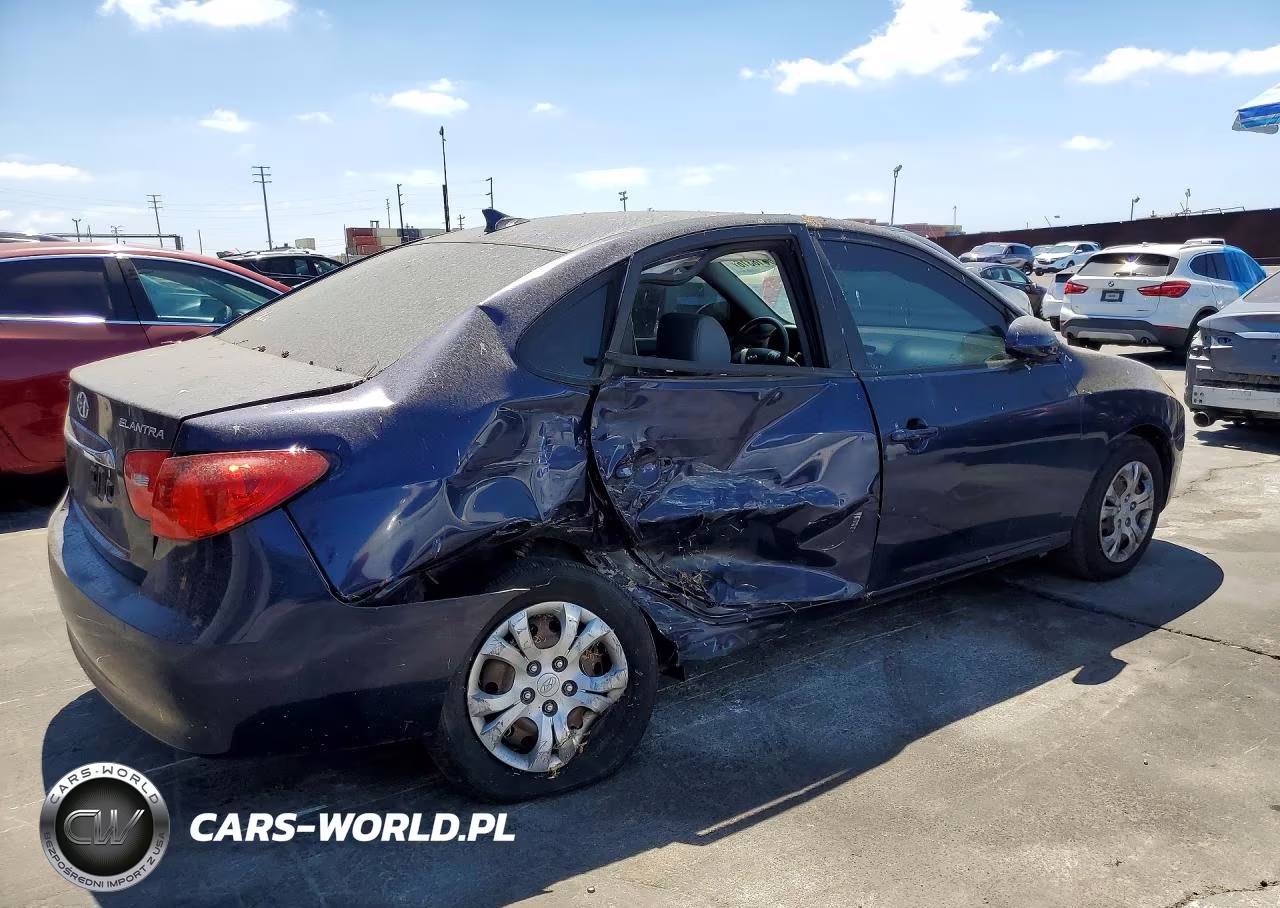 2010 Hyundai Elantra Gls VIN:KMHDU4AD5AU116962 - 3