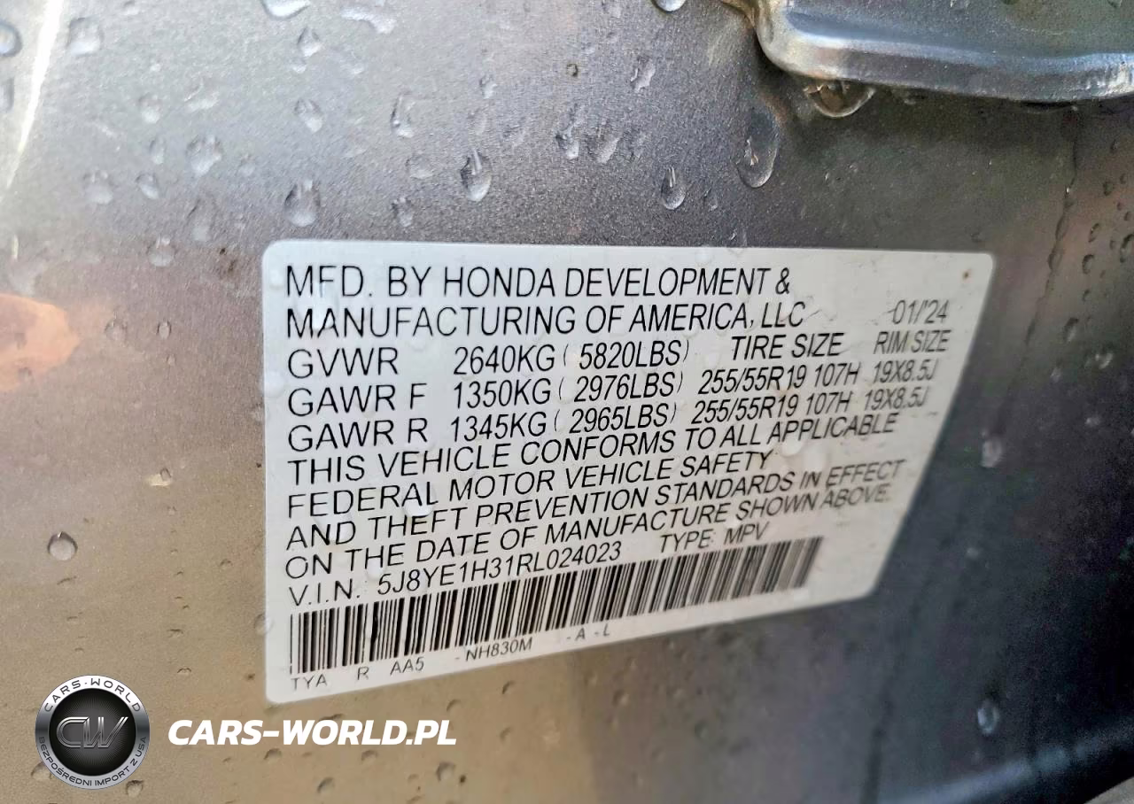 2024 Acura Mdx VIN:5J8YE1H31RL024023 - 14