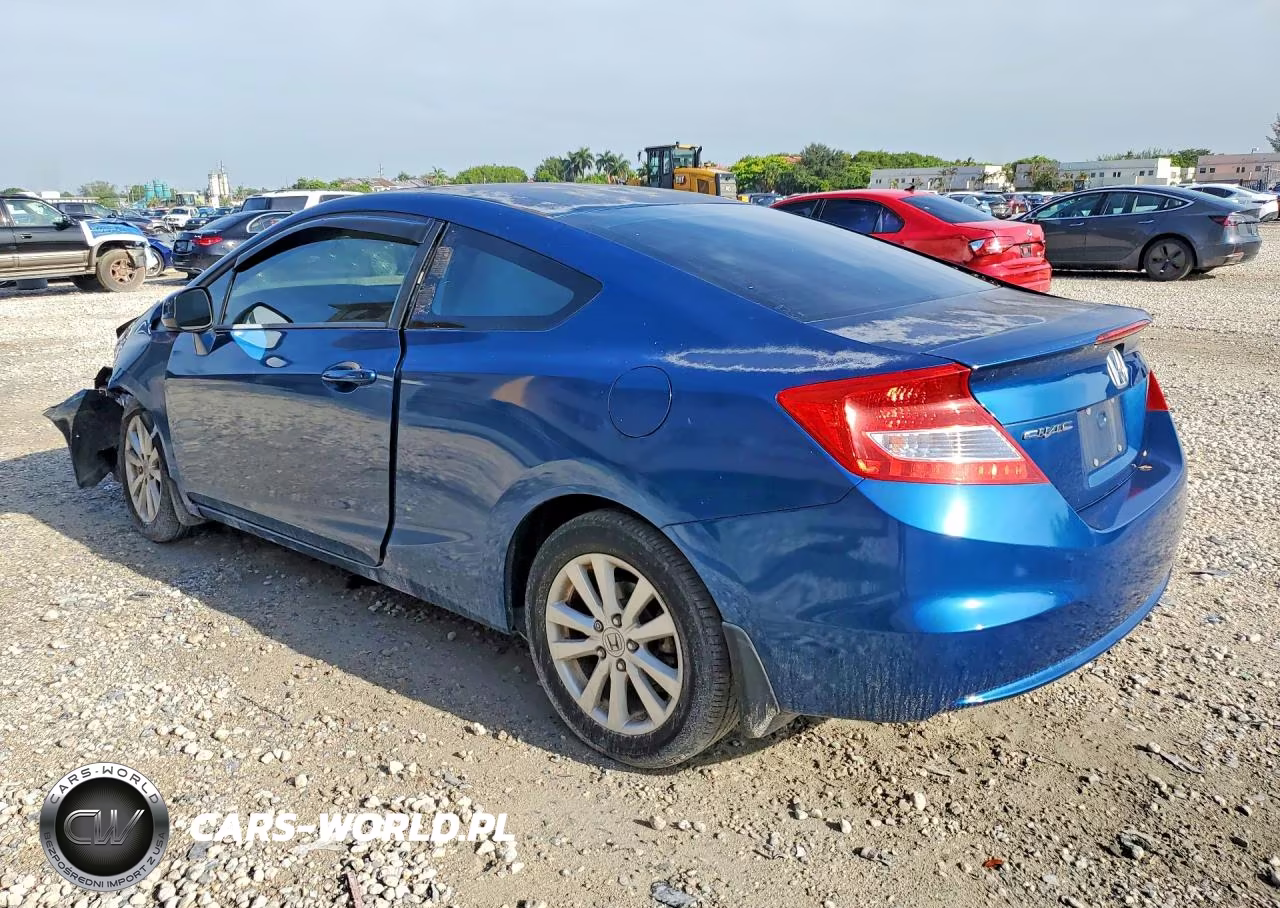 2012 Honda Civic Exl VIN:2HGFG3B11CH536969 - 2
