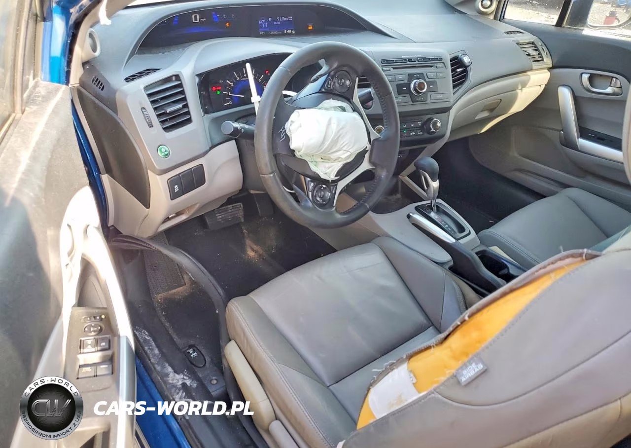 2012 Honda Civic Exl VIN:2HGFG3B11CH536969 - 8