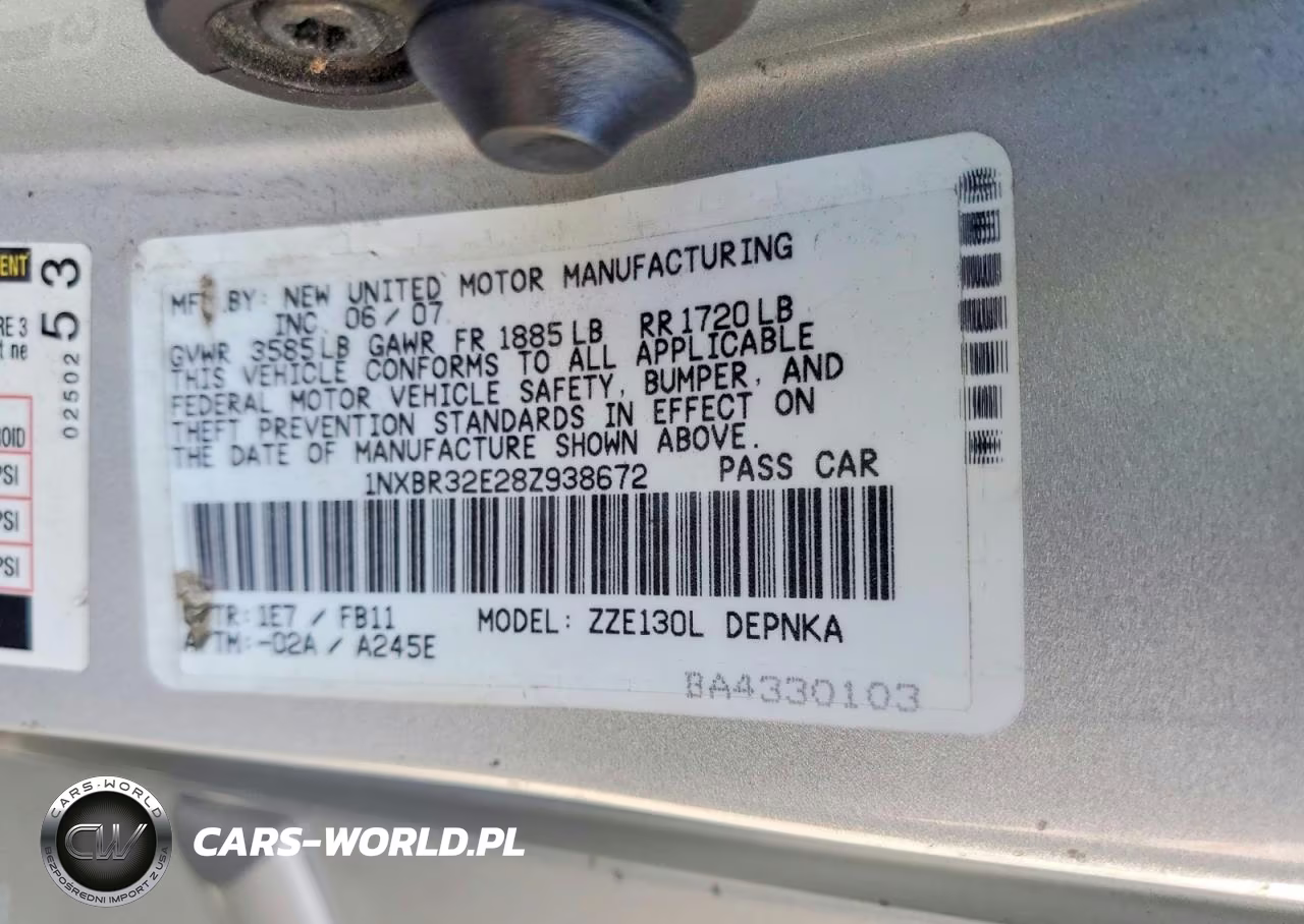 2008 Toyota Corolla Le VIN:1NXBR32E28Z938672 - 12