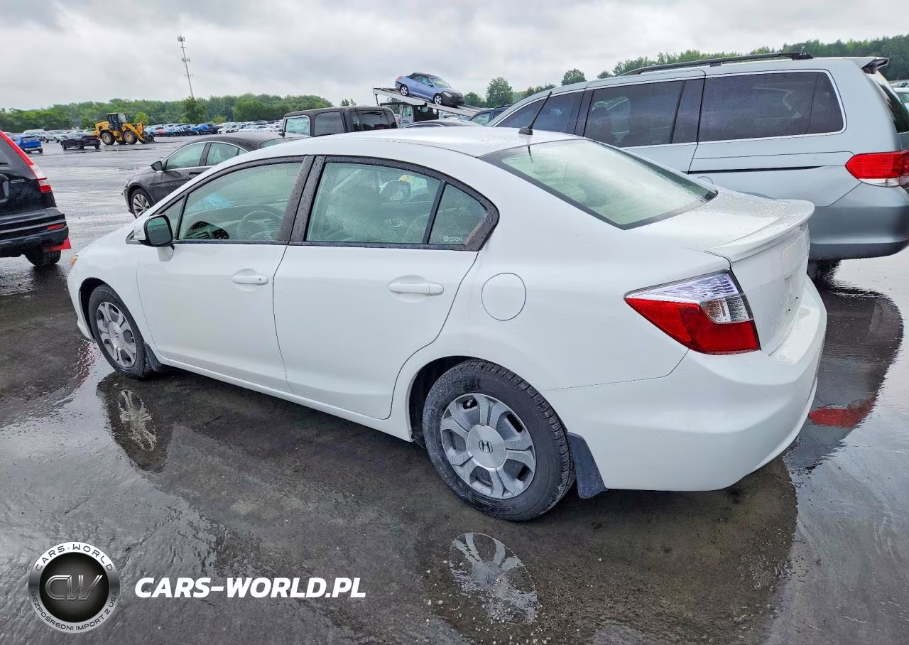 2012 Honda Civic Hybrid VIN:JHMFB4F22CS006507 - 2