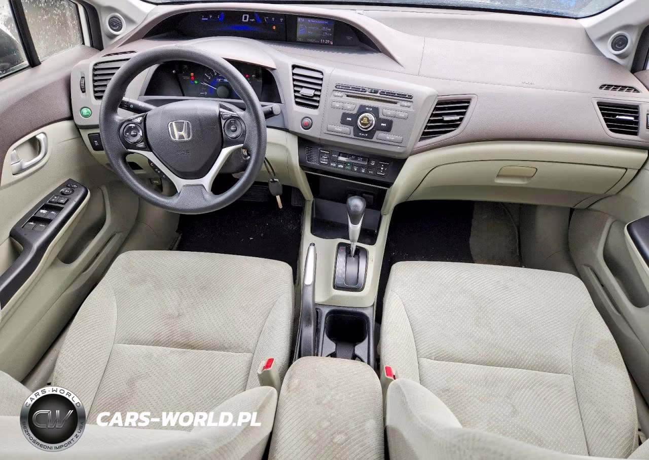 2012 Honda Civic Hybrid VIN:JHMFB4F22CS006507 - 8
