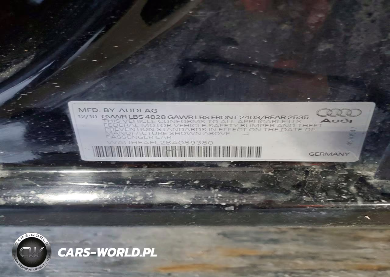 2011 Audi A4 Premium Plus VIN:WAUHFAFL2BA089380 - 12