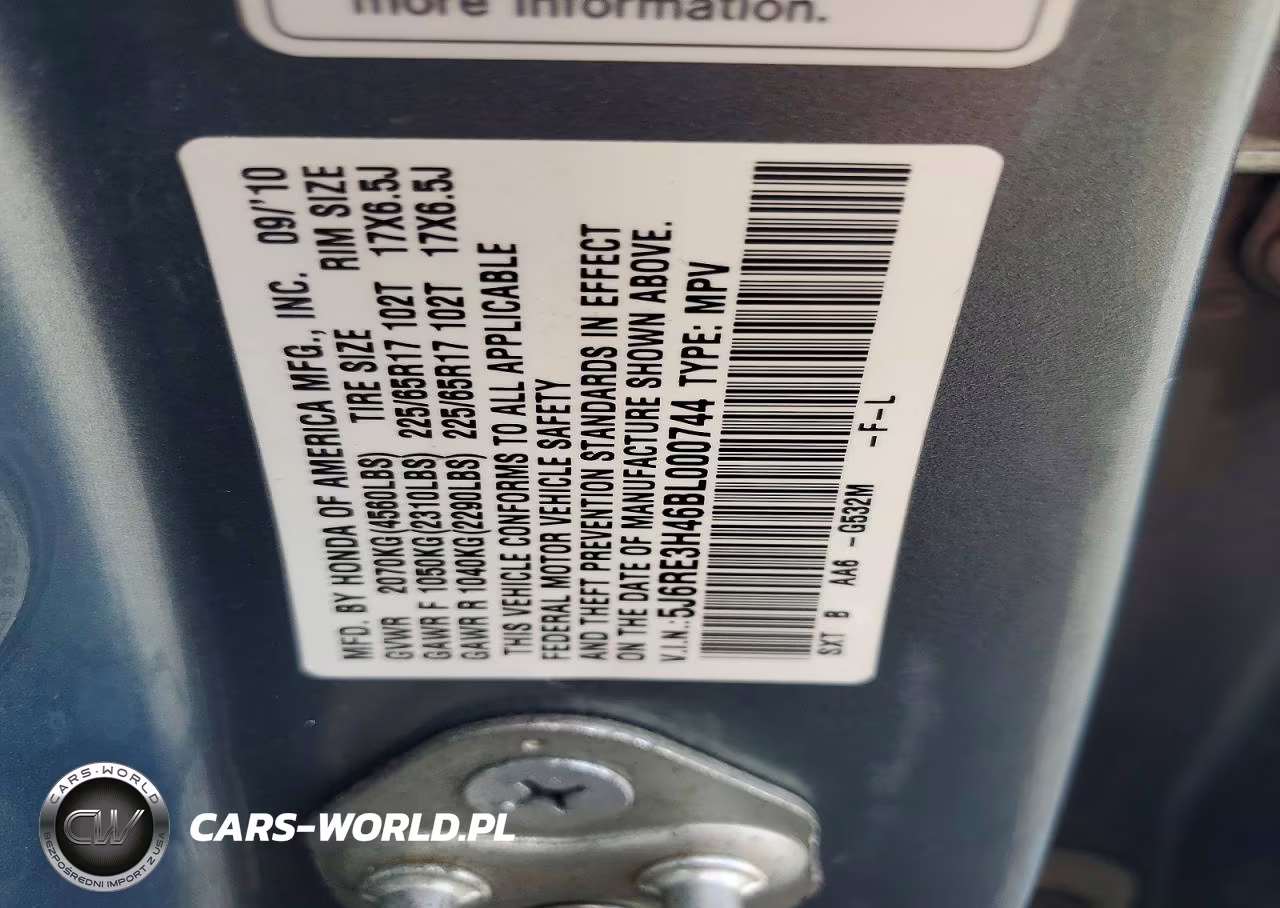 2011 Honda Cr-V Se VIN:5J6RE3H46BL000744 - 12