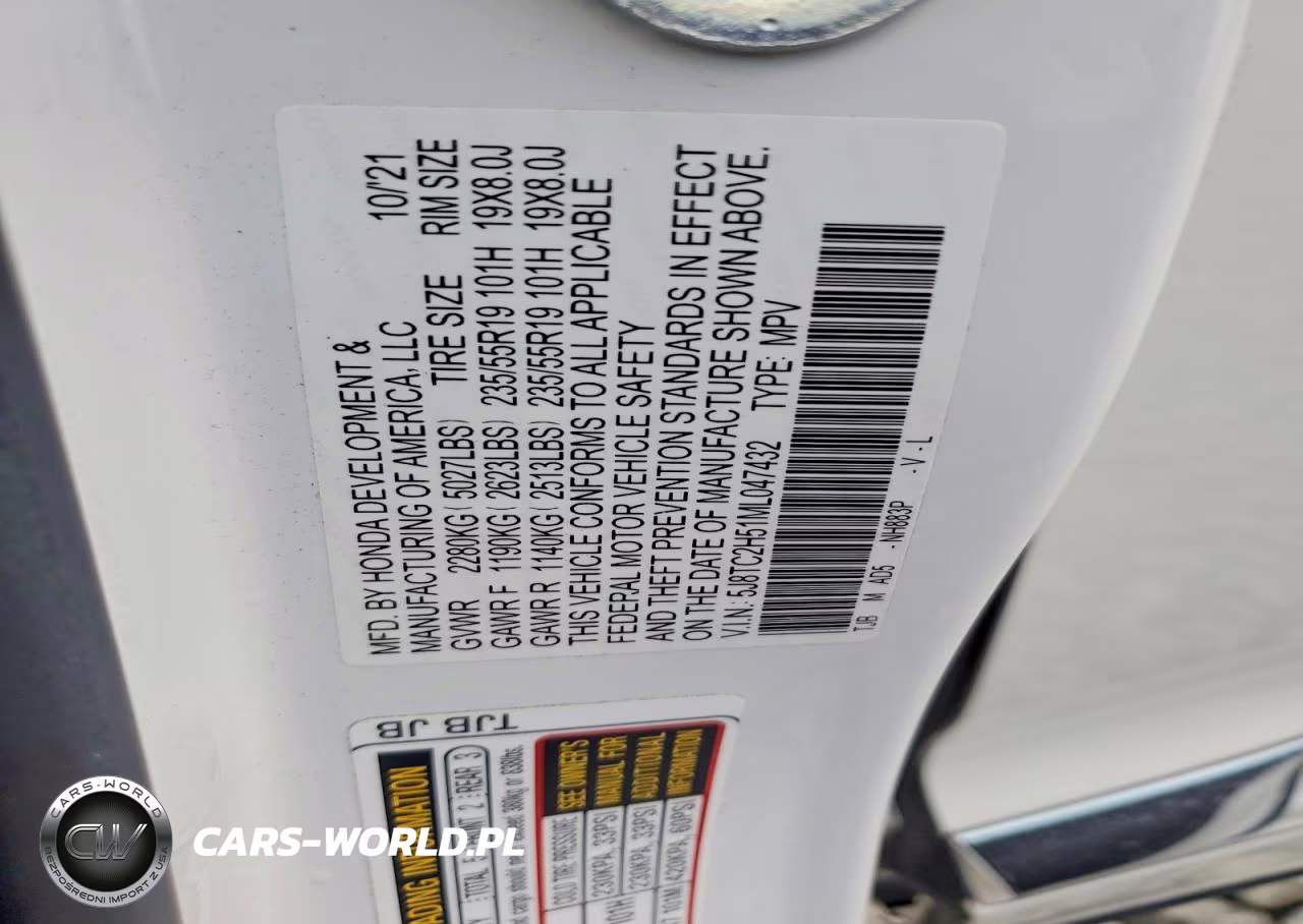 2021 Acura Rdx Technology VIN:5J8TC2H51ML047432 - 13