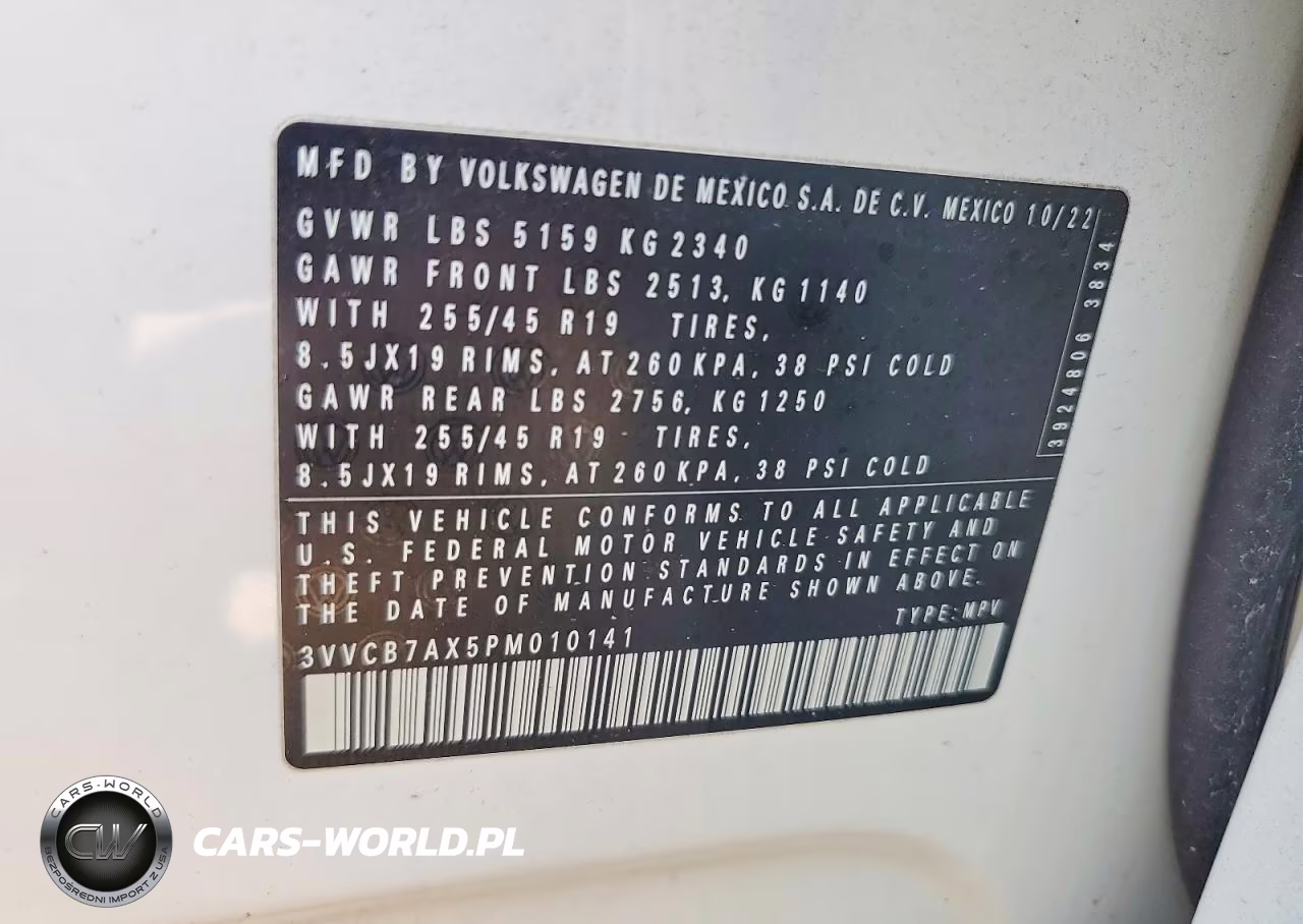 2023 Volkswagen Tiguan Se R-Line Black VIN:3VVCB7AX5PM010141 - 13