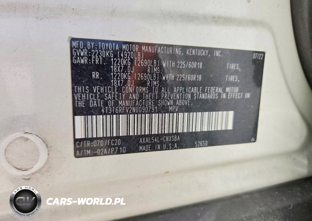 2022 Toyota Rav4 Se VIN:4T3T6RFV2NU090791 - 12