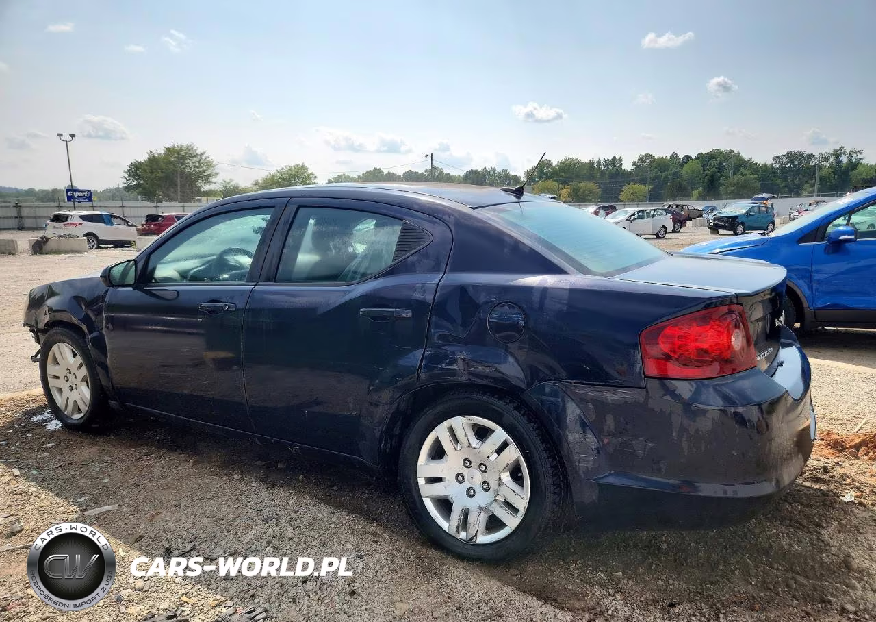 2012 Dodge Avenger Sxt VIN:1C3CDZCB1CN178501 - 2