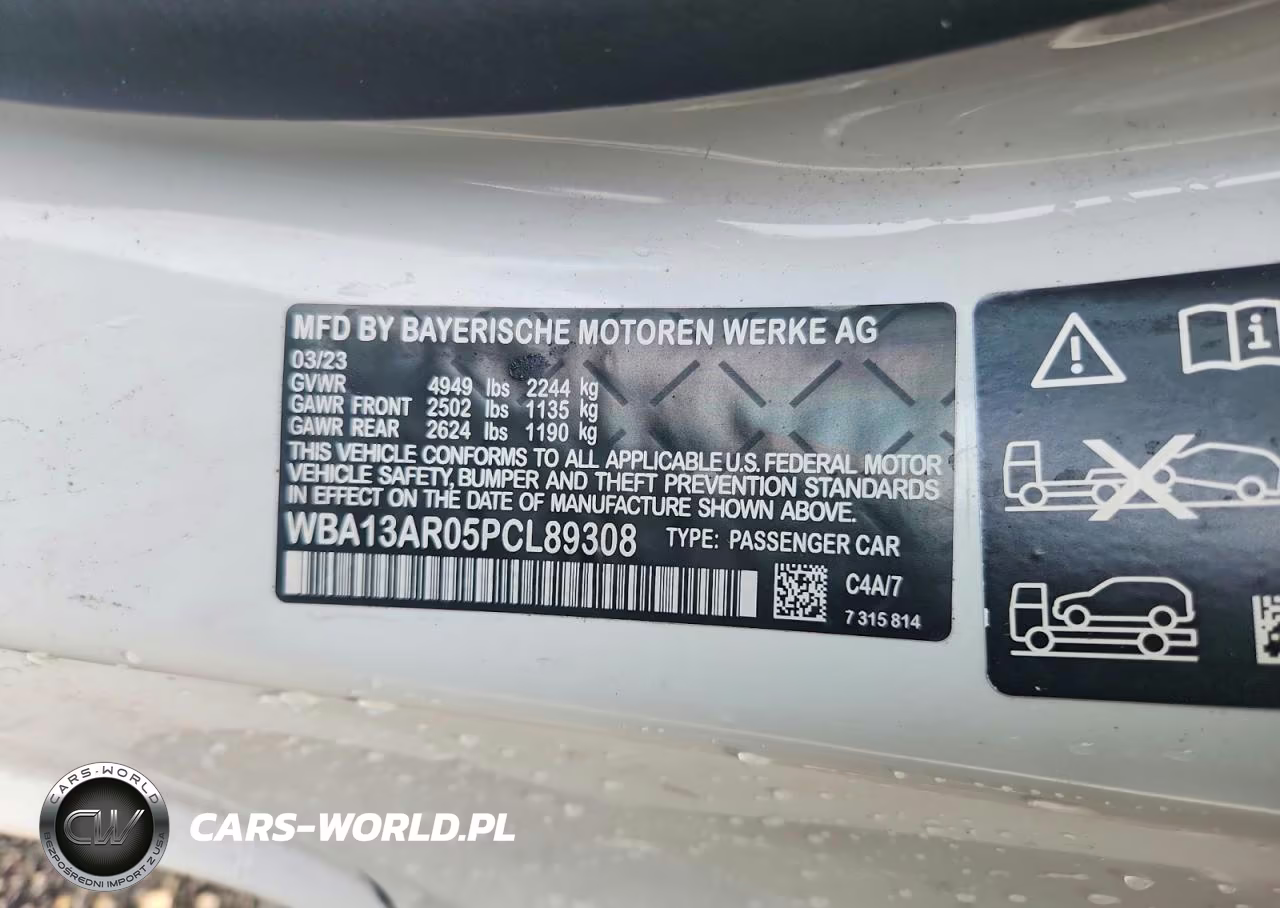 2023 BMW M440Xi VIN:WBA13AR00PCL67958 - 12