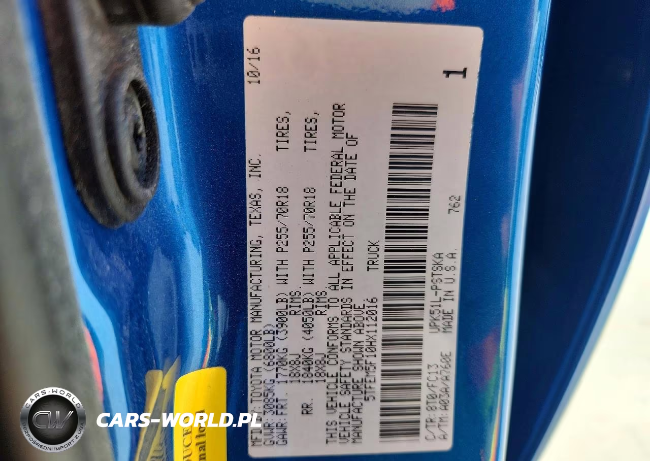 2017 Toyota Tundra Crewmax Sr5 VIN:5TFEM5F10HX112016 - 13