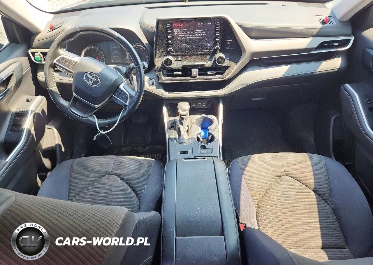 2022 Toyota Highlander Le VIN:5TDZZRAH2NS556434 - 8