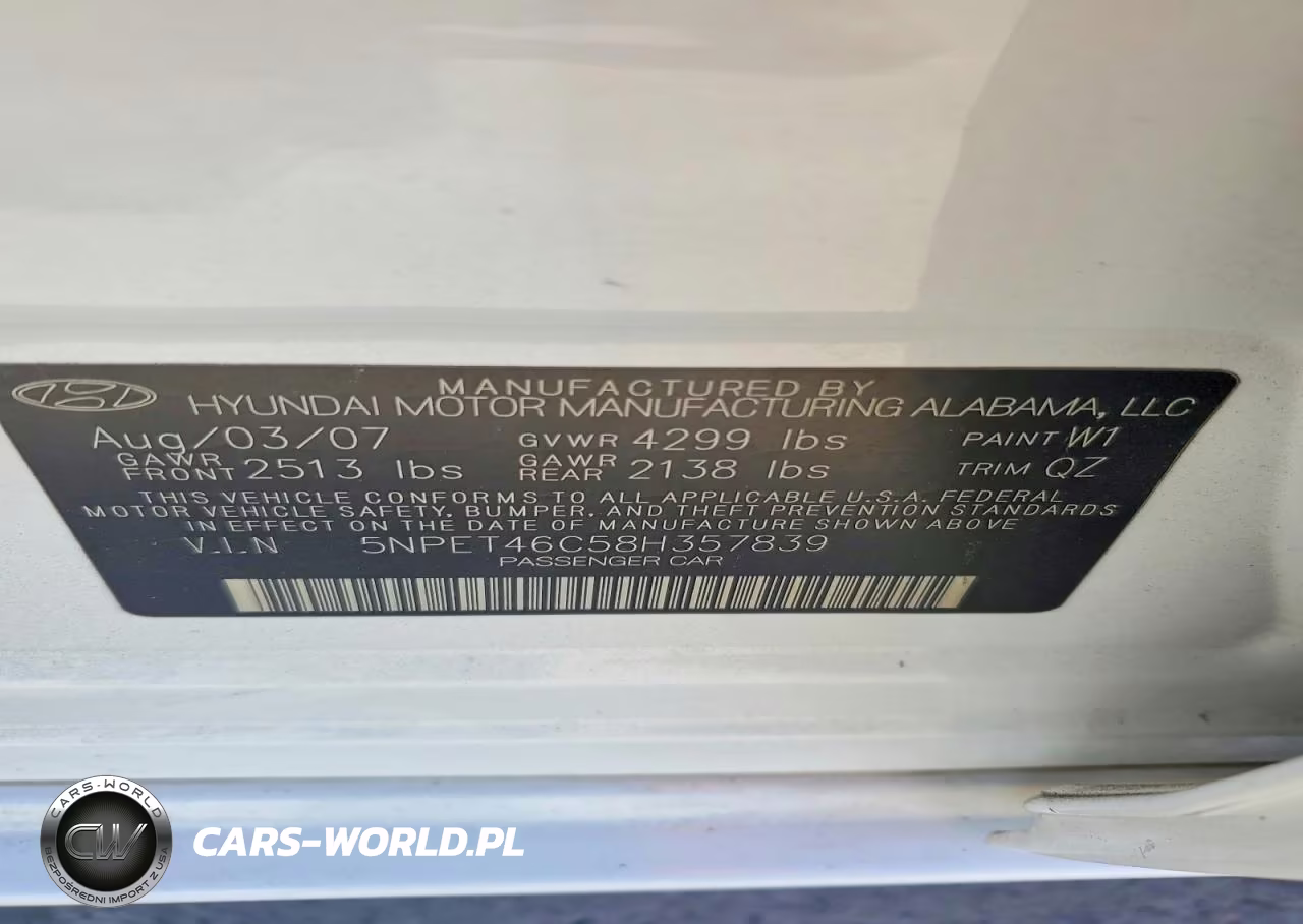 2008 Hyundai Sonata Gls VIN:5NPET46C58H357839 - 13