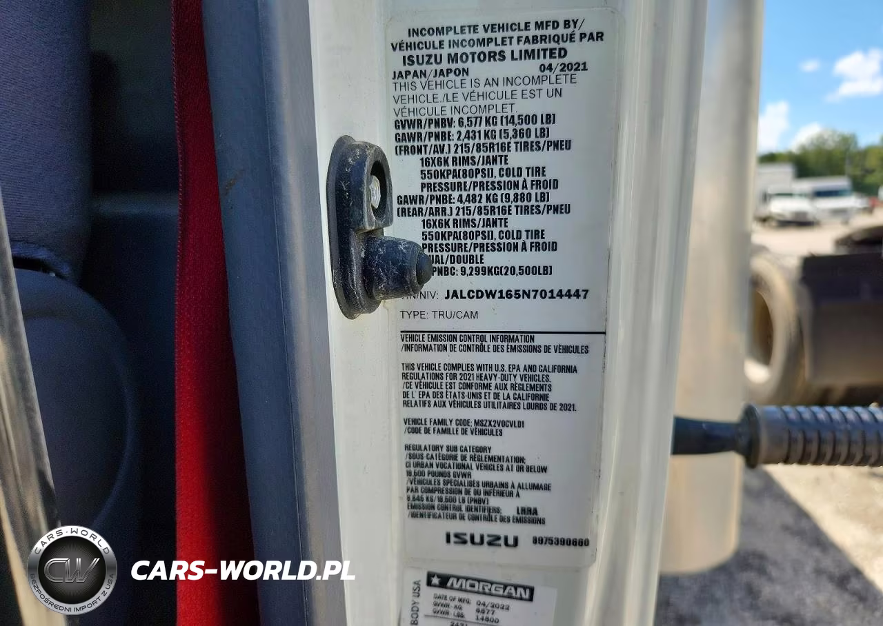 2022 Chevrolet 4500Hd Box Truck VIN:JALCDW165N7014447 - 13
