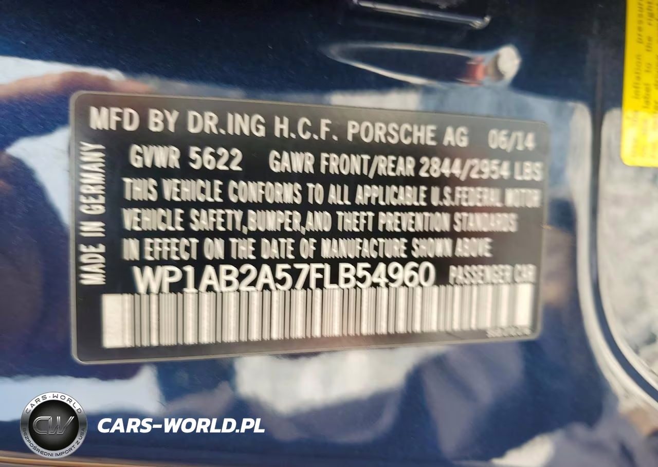 2015 Porsche Macan S VIN:WP1AB2A57FLB54960 - 13