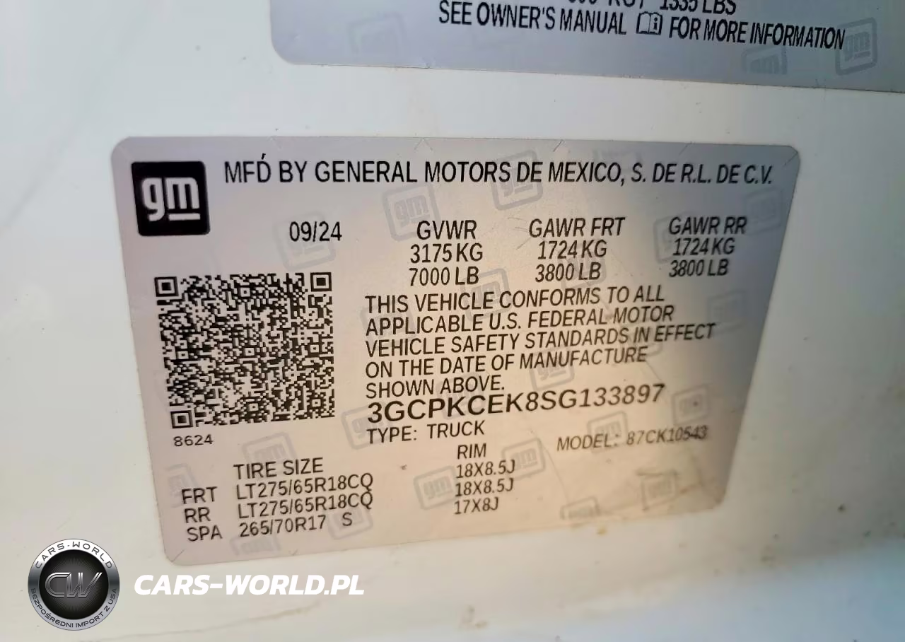 2025 Chevrolet Silverado K1500 Trail Boss Custom VIN:3GCPKCEK8SG133897 - 13