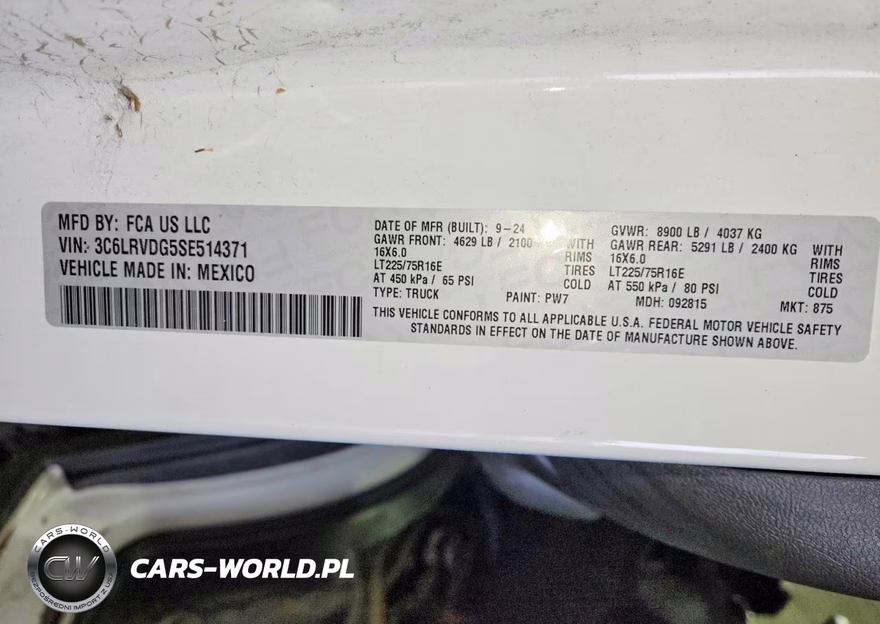 2025 Ram Promaster 2500 2500 High VIN:3C6LRVDG5SE514371 - 13