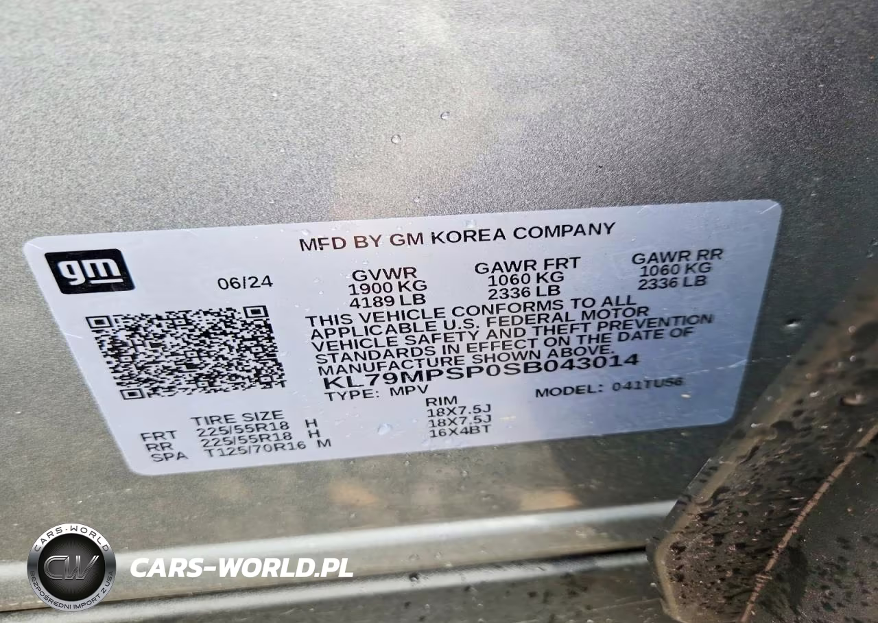 2025 Chevrolet Trailblazer Lt VIN:KL79MPSP0SB043014 - 13