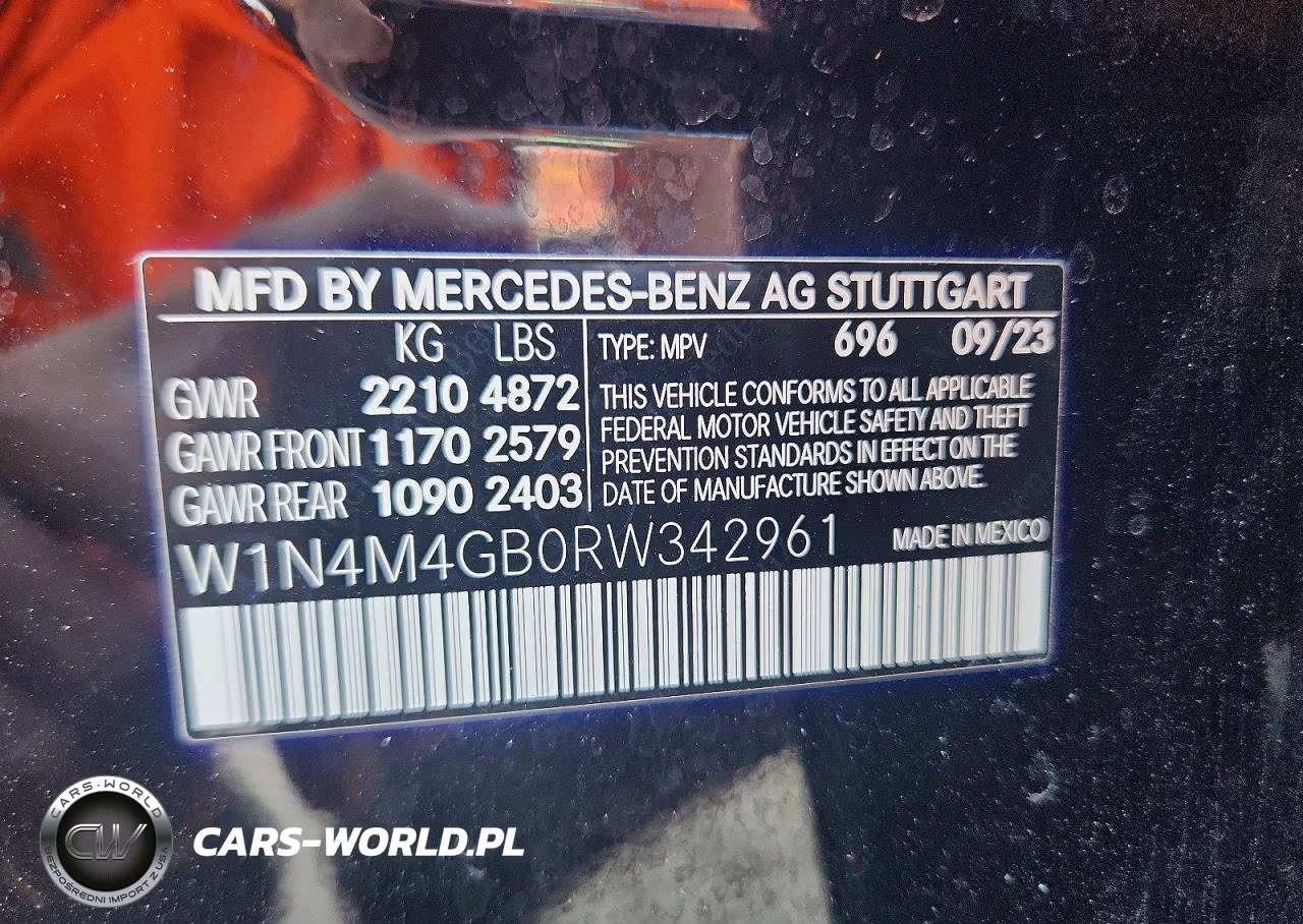 2024 Mercedes-Benz Glb 250 VIN:W1N4M4GB0RW342961 - 14