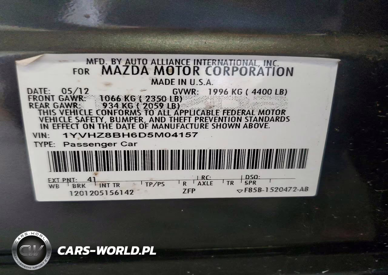 2013 Mazda Mazda6 I Sport VIN:1YVHZ8BH6D5M04157 - 12