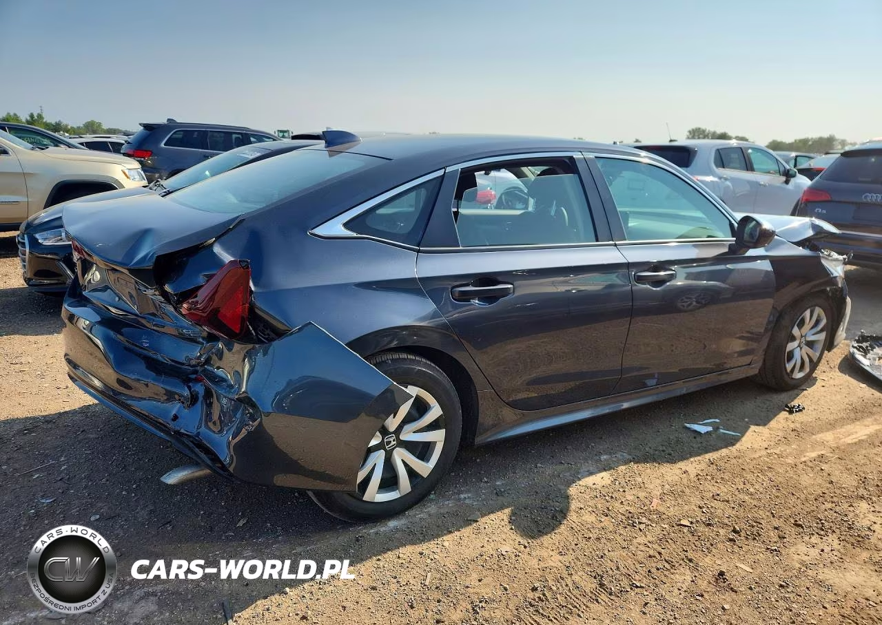 2025 Honda Civic Lx VIN:2HGFE2F20SH562495 - 3