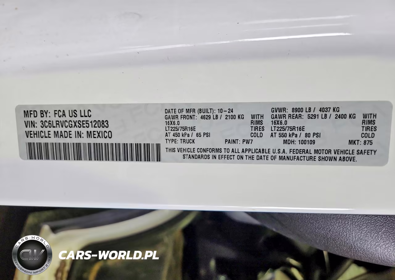 2025 Ram Promaster 2500 2500 High VIN:3C6LRVCGXSE512083 - 13