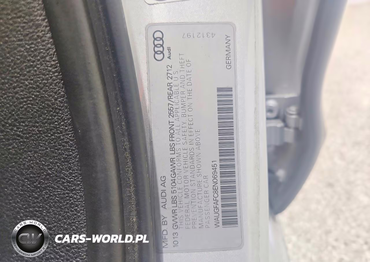 2014 Audi A6 Premium Plus VIN:WAUGFAFC8EN069451 - 12