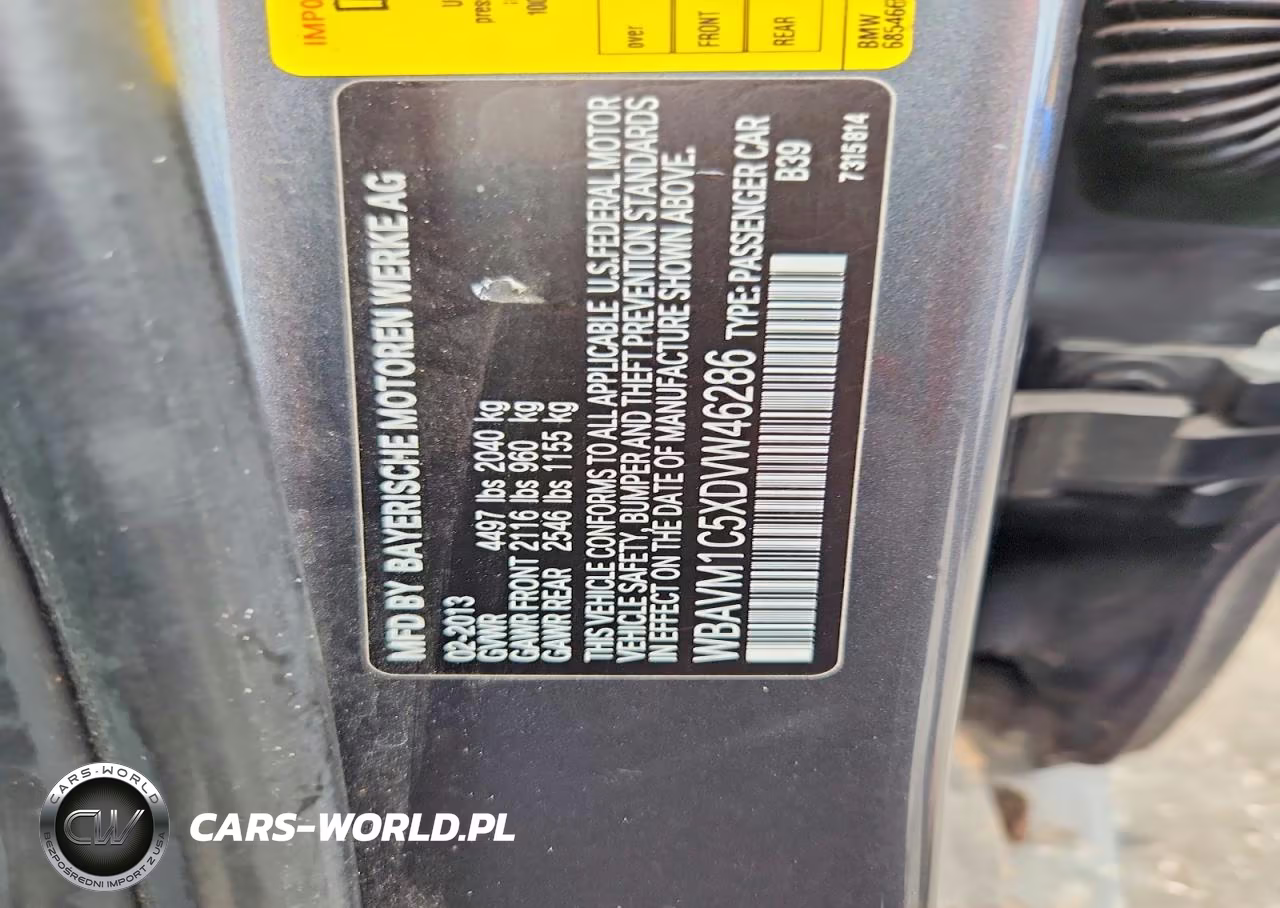 2013 BMW X1 Sdrive28I VIN:WBAVM1C5XDVW46286 - 13